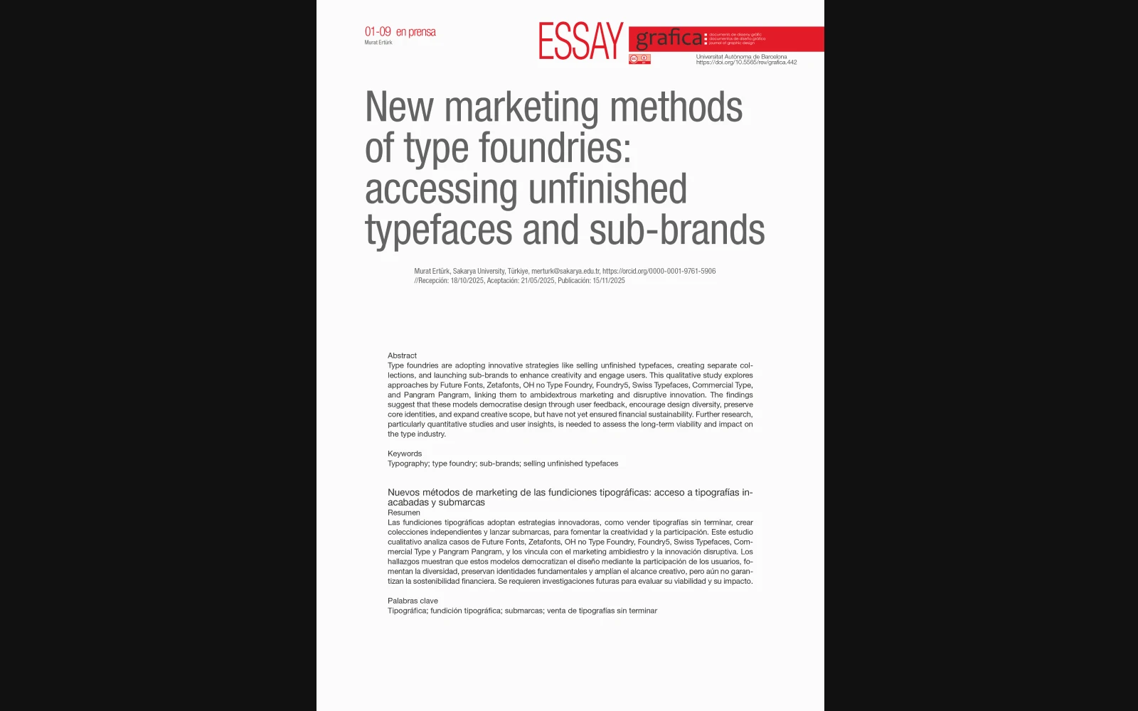 Publications cover